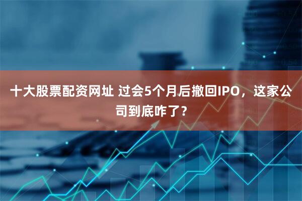 十大股票配资网址 过会5个月后撤回IPO，这家公司到底咋了？